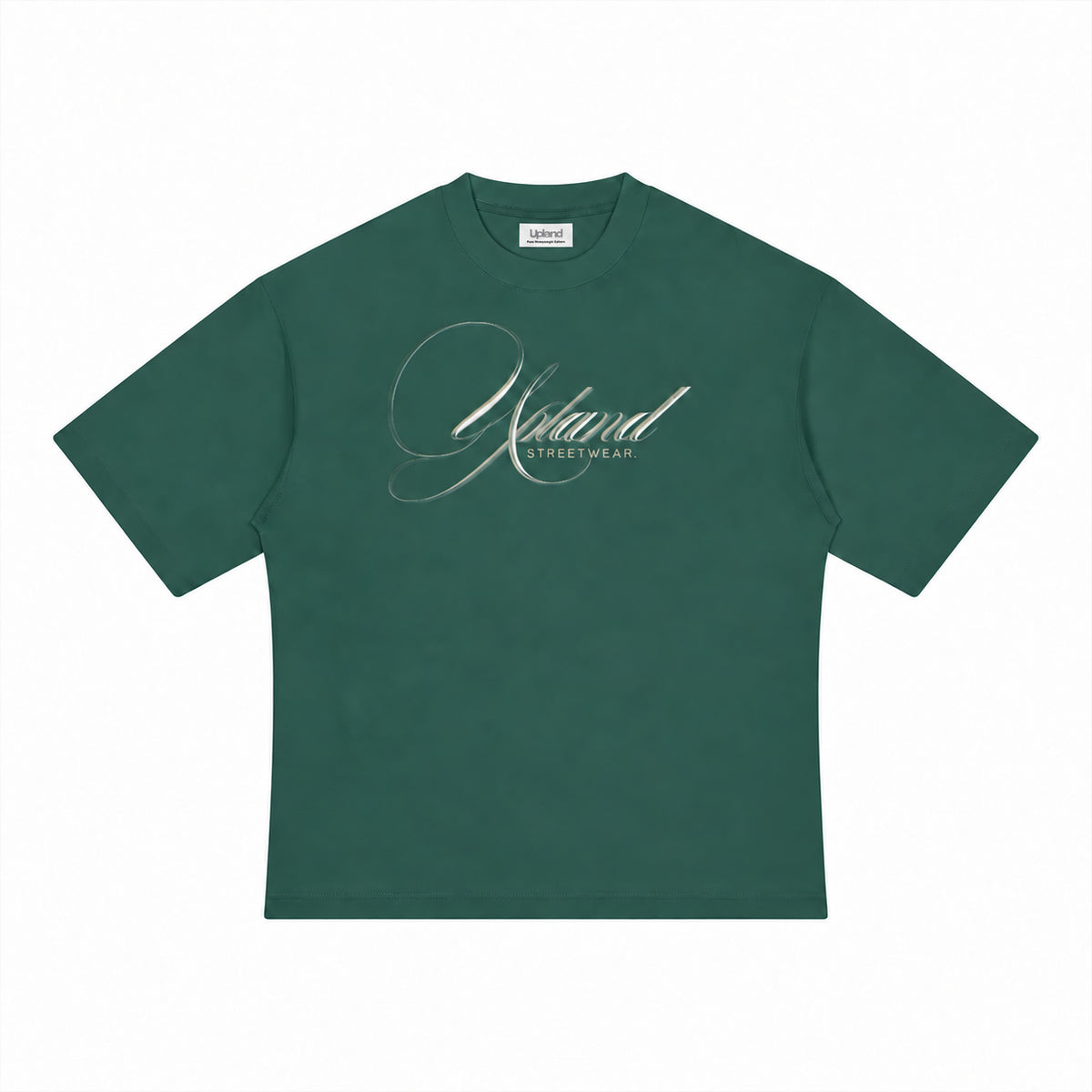 Mens Heavyweight Oversized Green Tee
