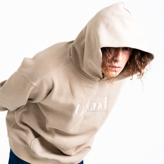 Faded taupe Relaxed Hoodie