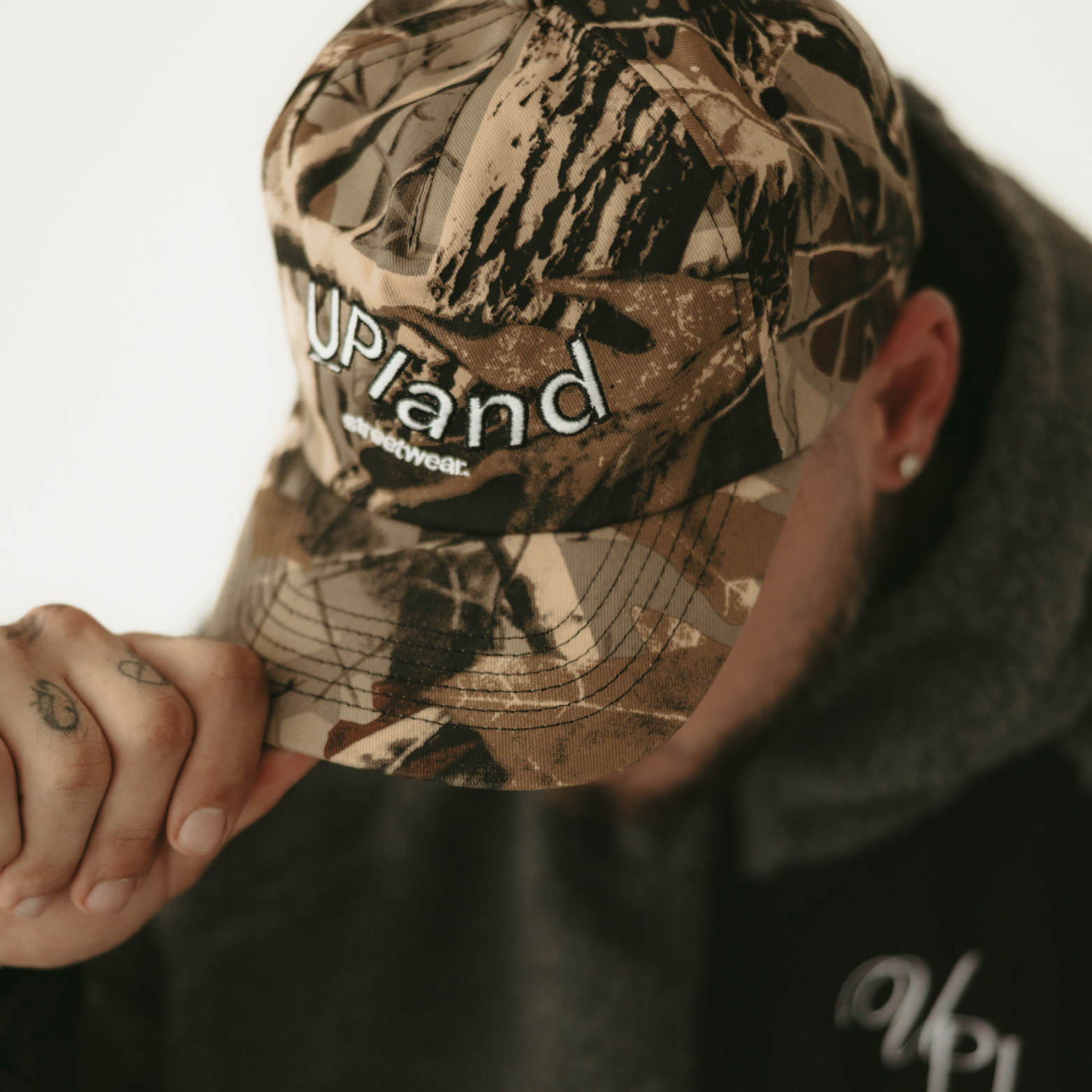 Woods Camo 5 Panel Snapback