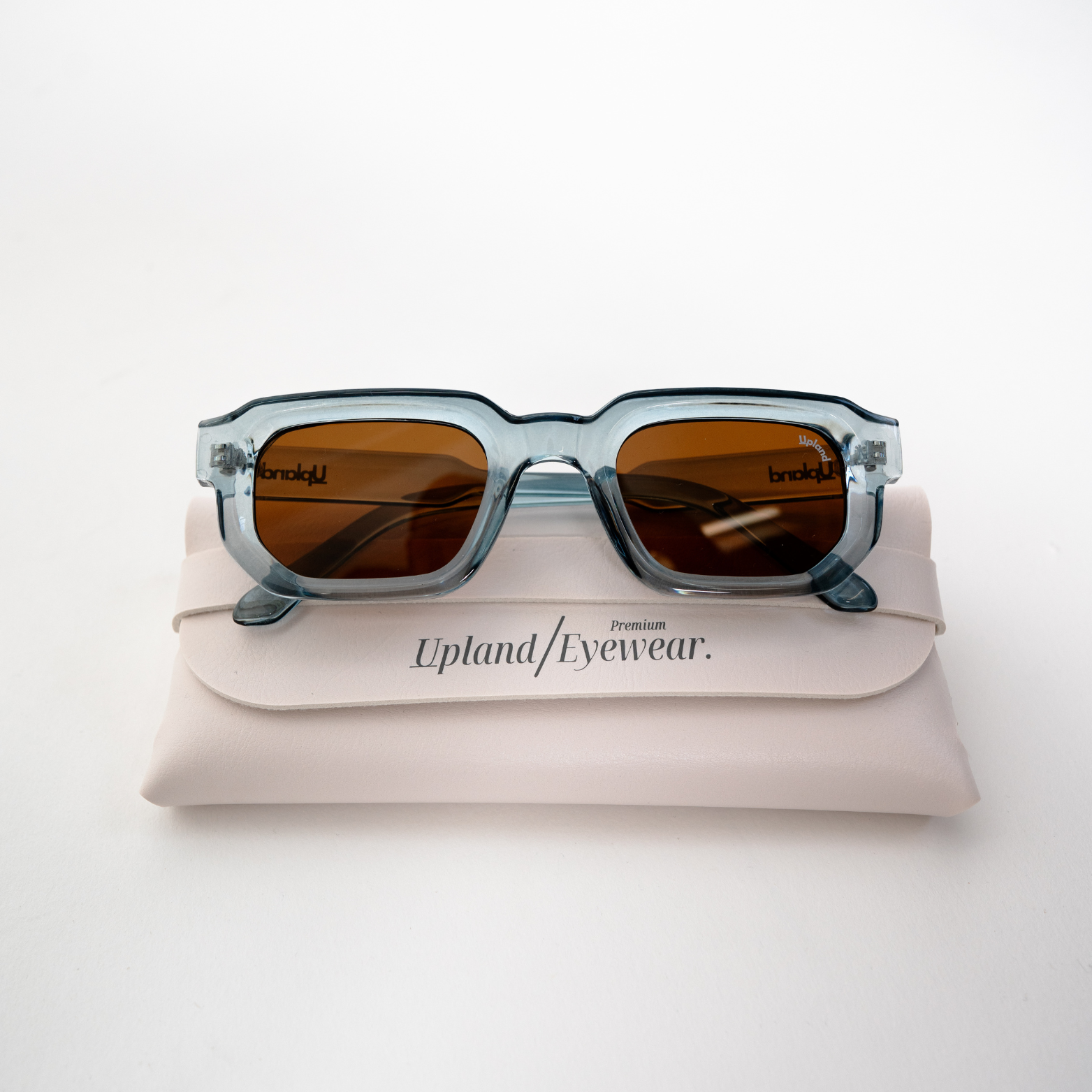 Blue Vintage Square Sunglasses