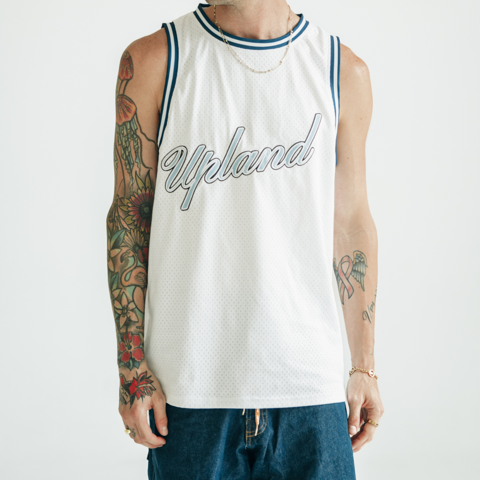 White Basketball Jersey