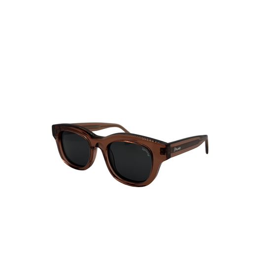 Dark Cherry Retro Glasses