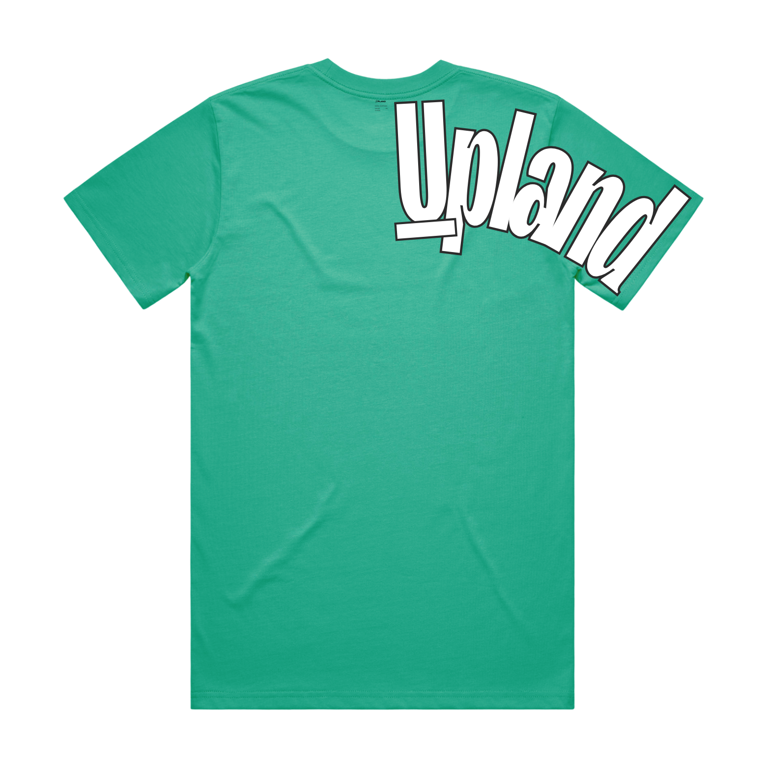 Green Rear Sleeve Logo Tee