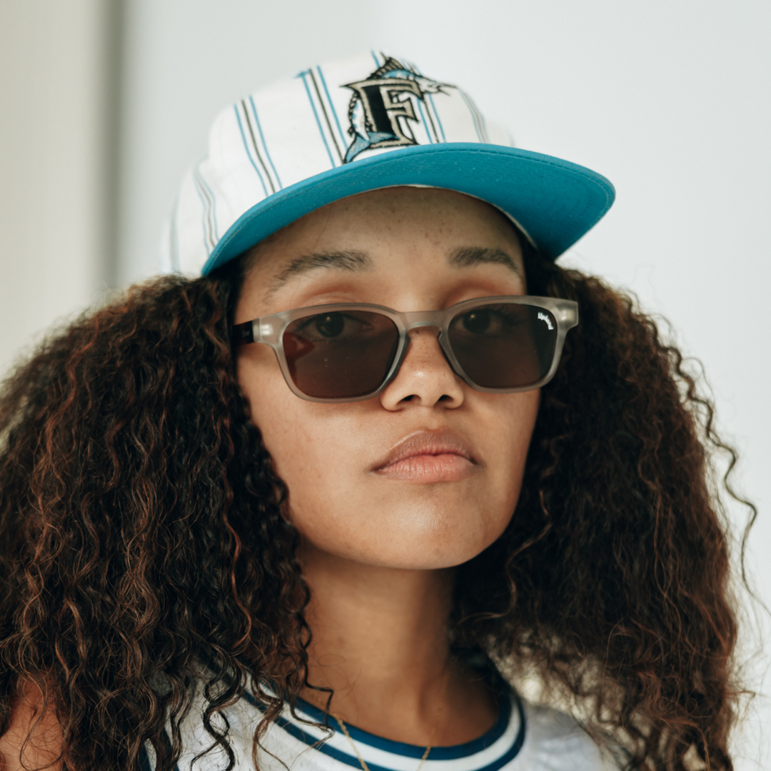 Smoke Translucent And Turtle Shell Square Frame Sunglasses