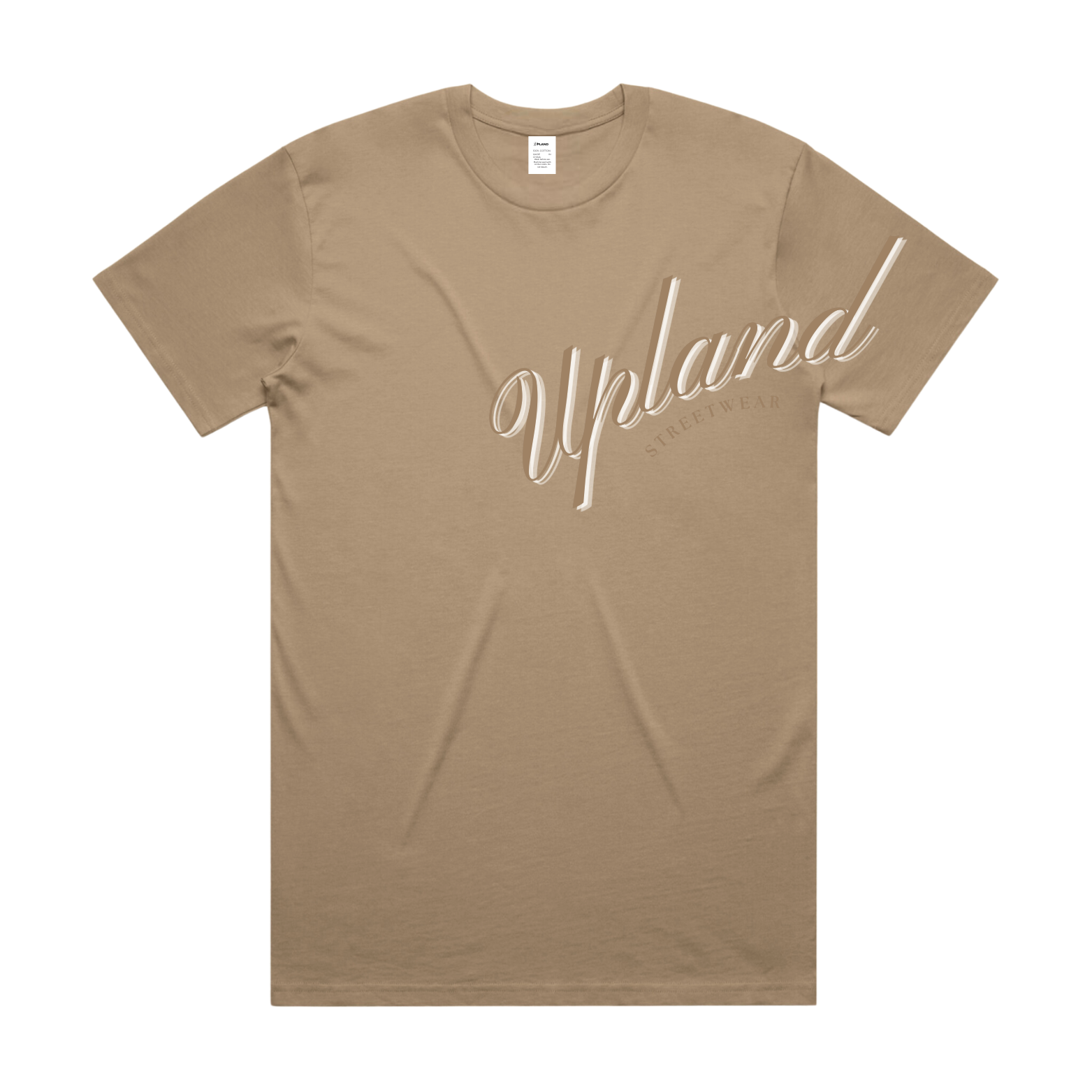 Khaki Cursive Tee