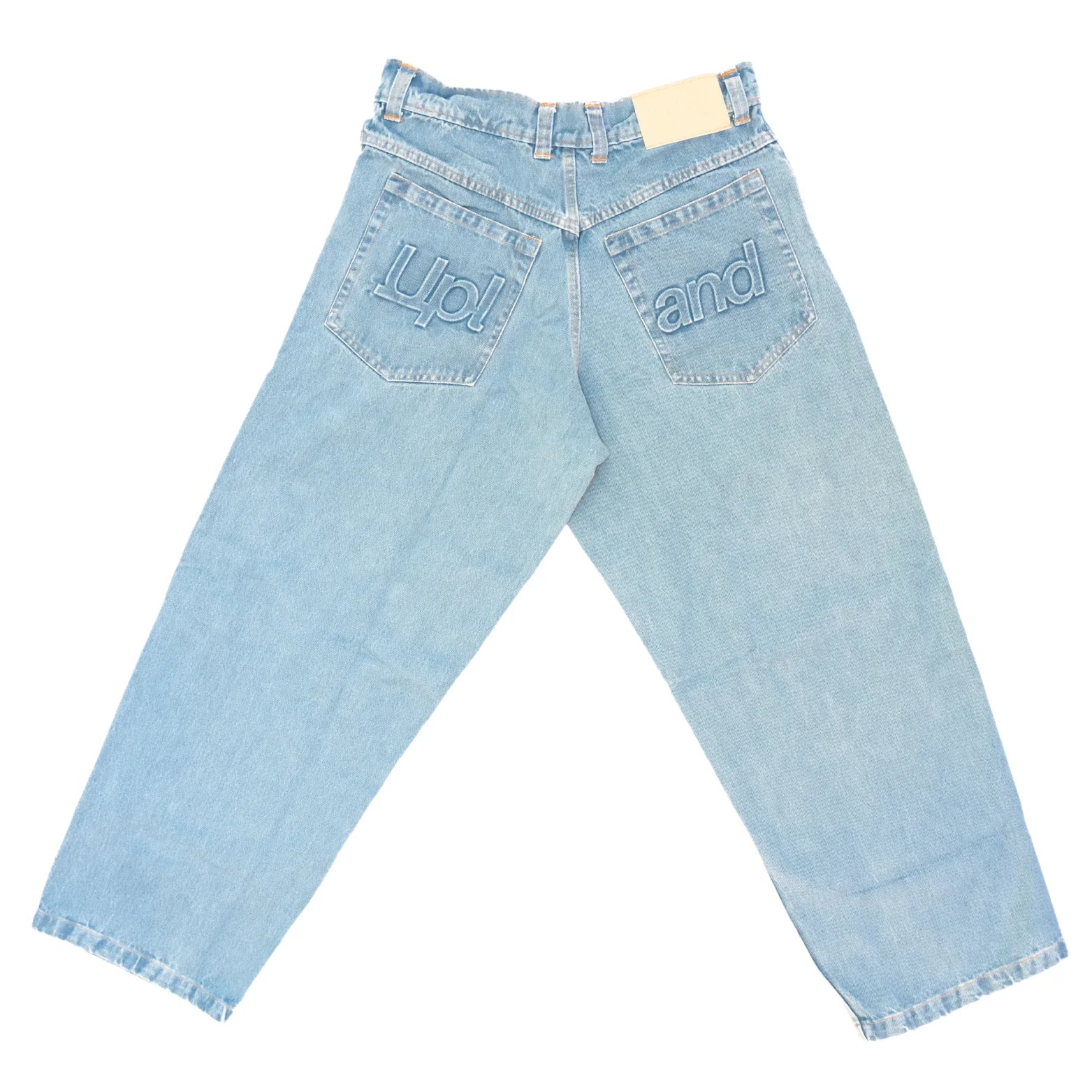 White Washed Baggy Denim