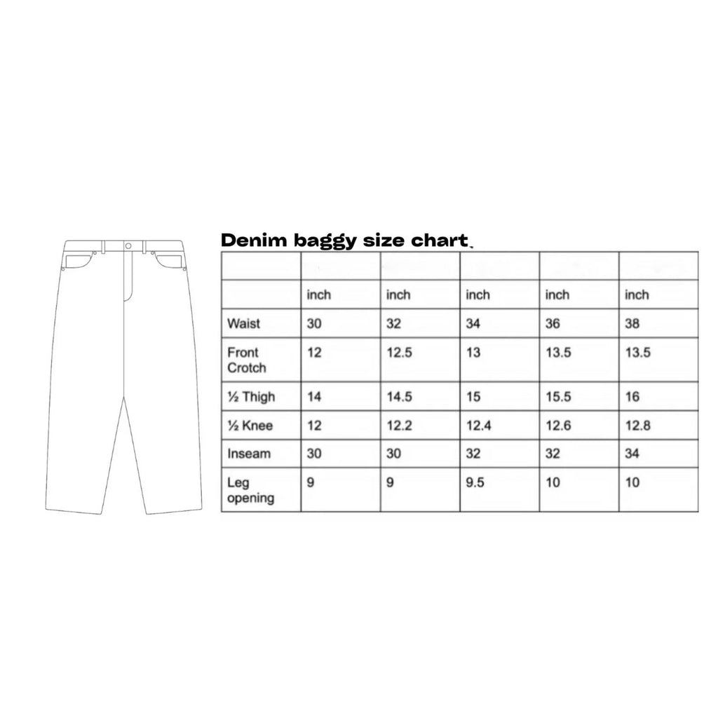 Dark Blue Baggy Denim