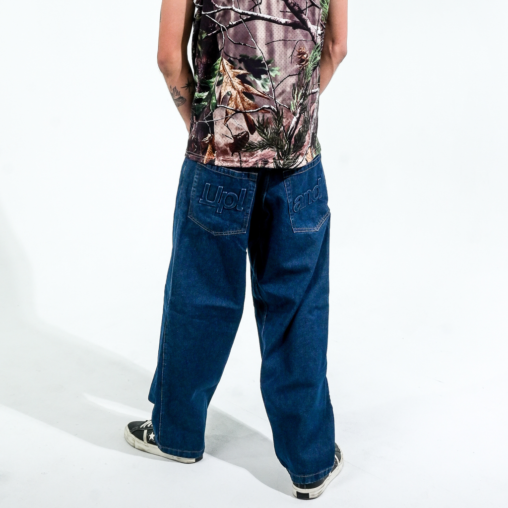 Dark Blue Baggy Denim