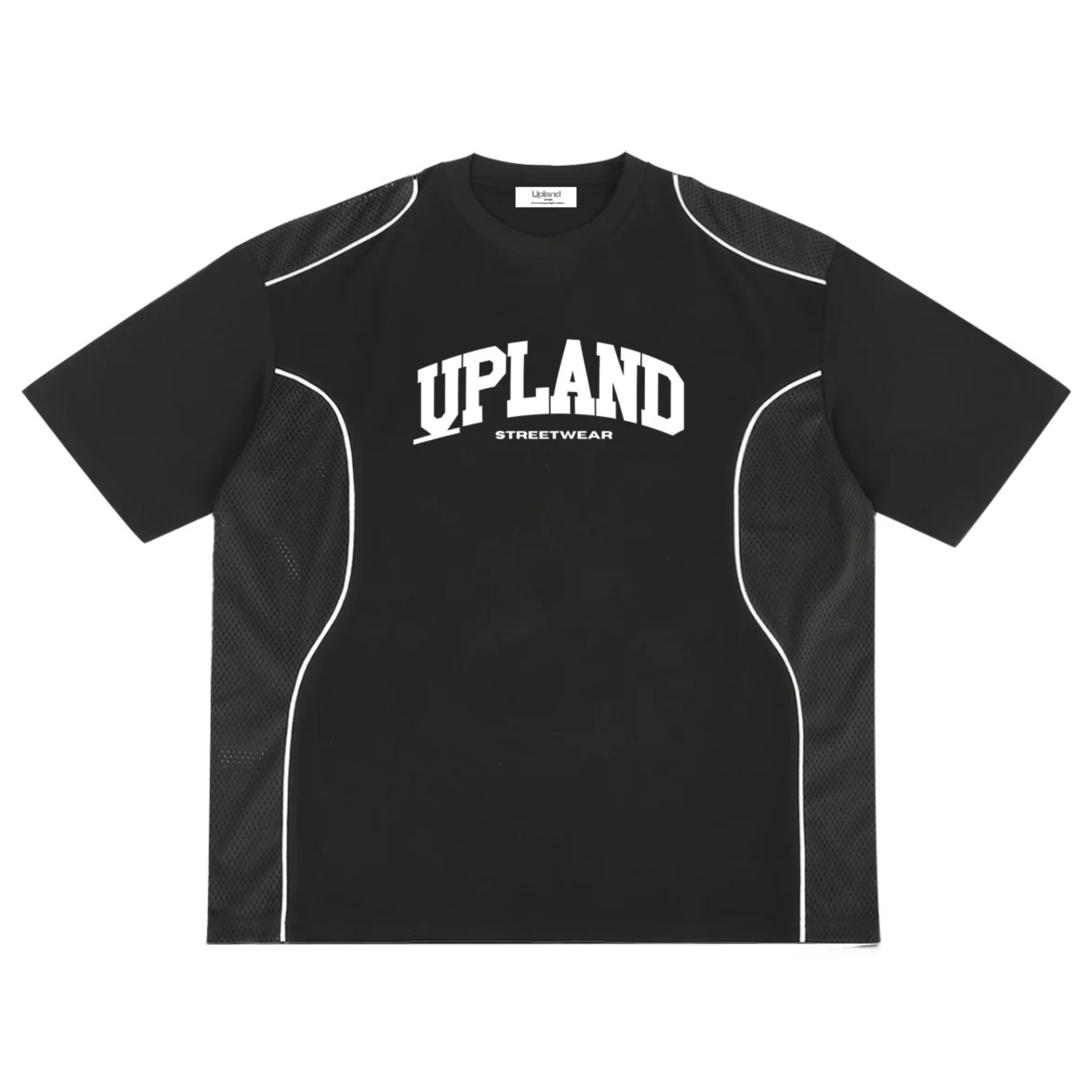 Contrast Piped Panel T-Shirt