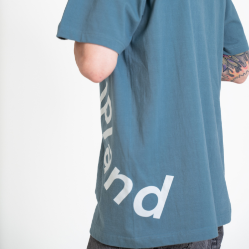 Blue Side Logo Tee