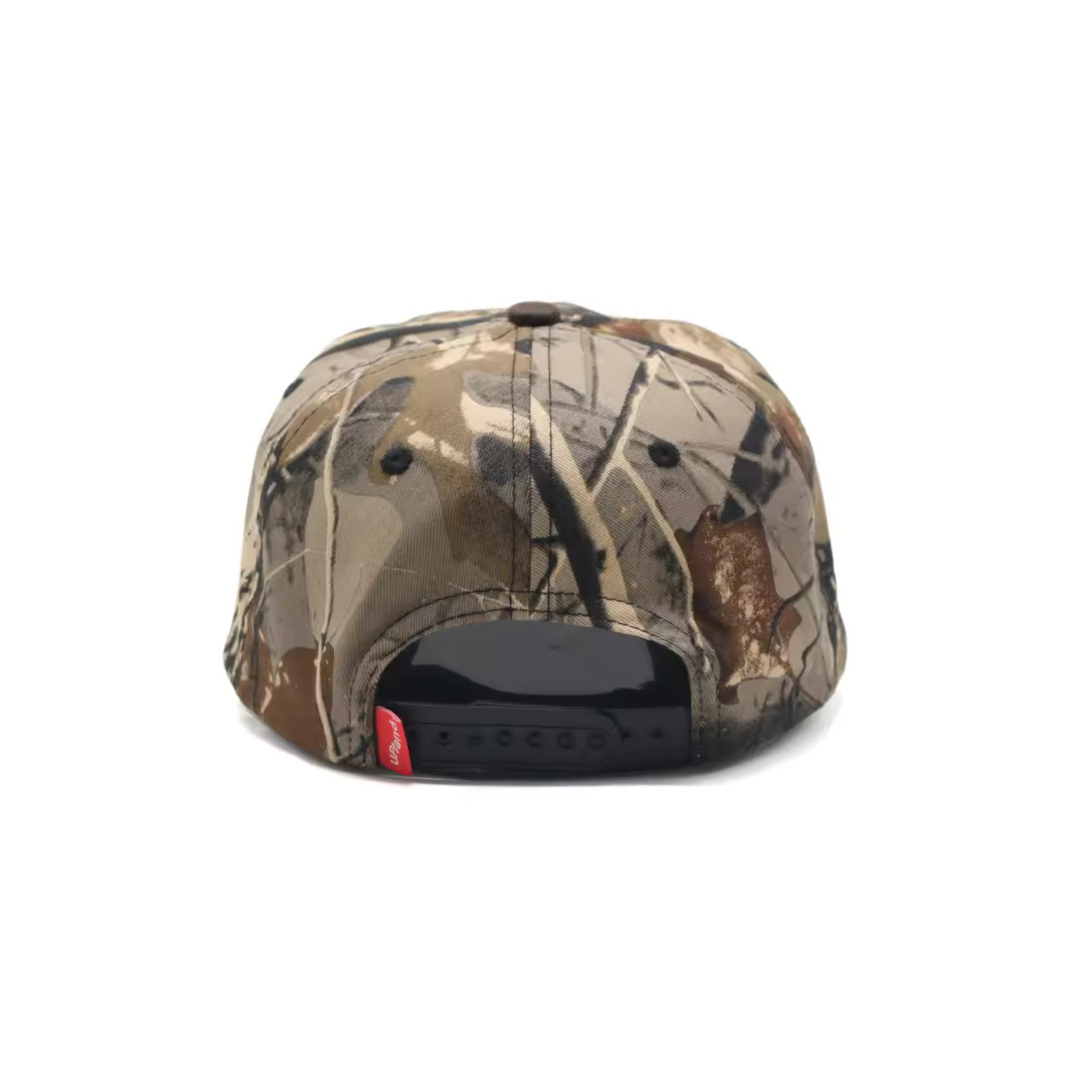 Woods Camo 5 Panel Snapback