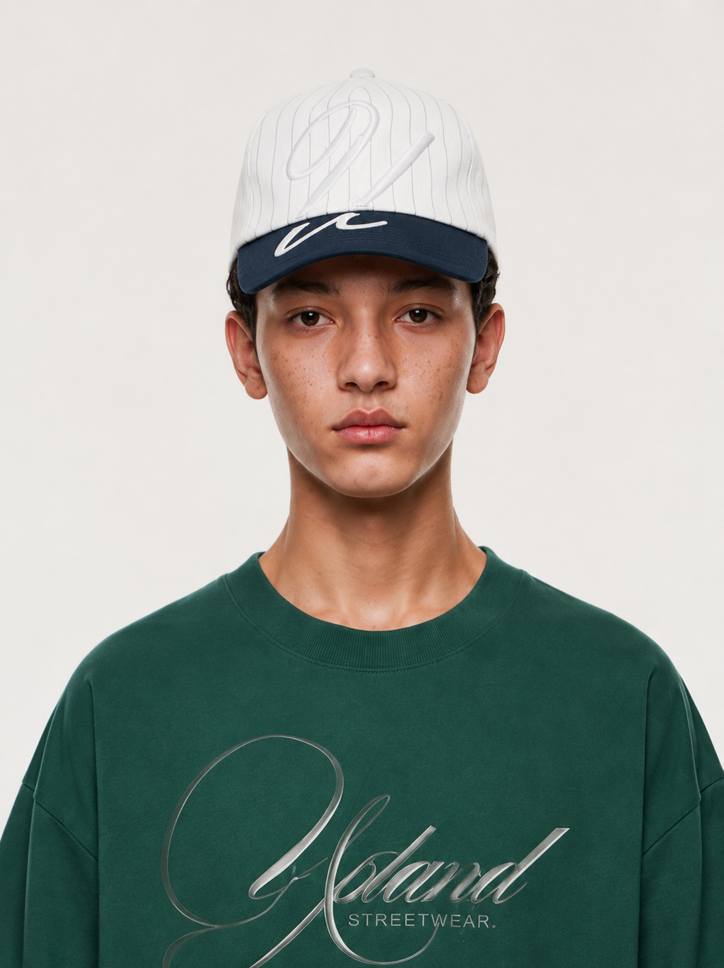Mens Heavyweight Oversized Green Tee