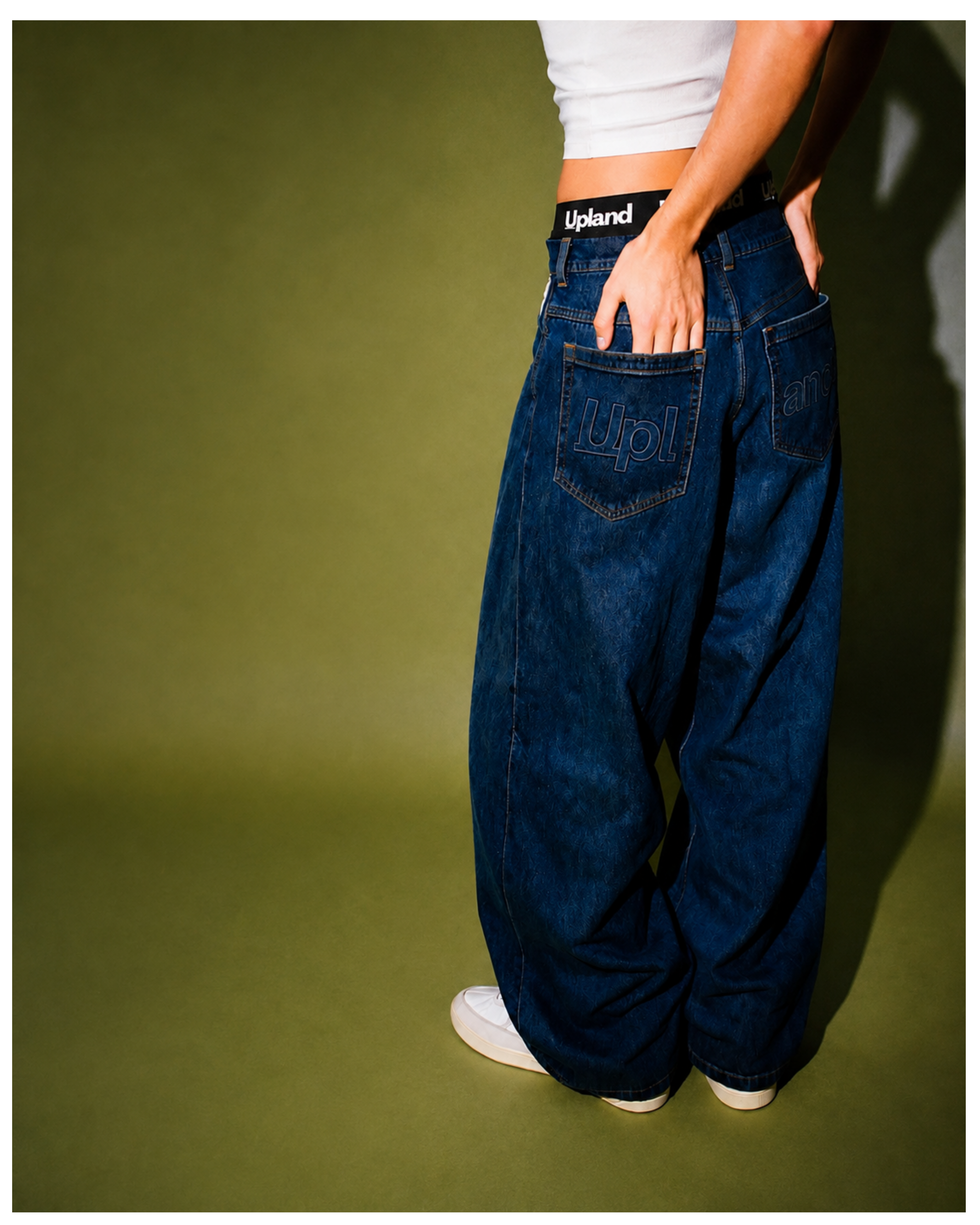 Dark Blue Baggy Denim